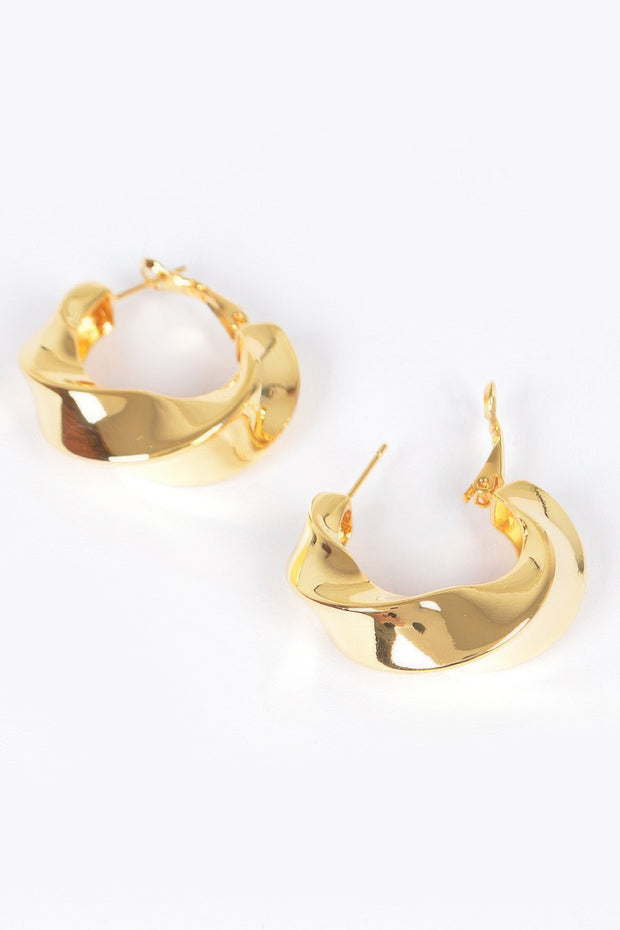 Metal Gold Plated Earring