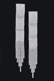Rhinestone Fringe Earring