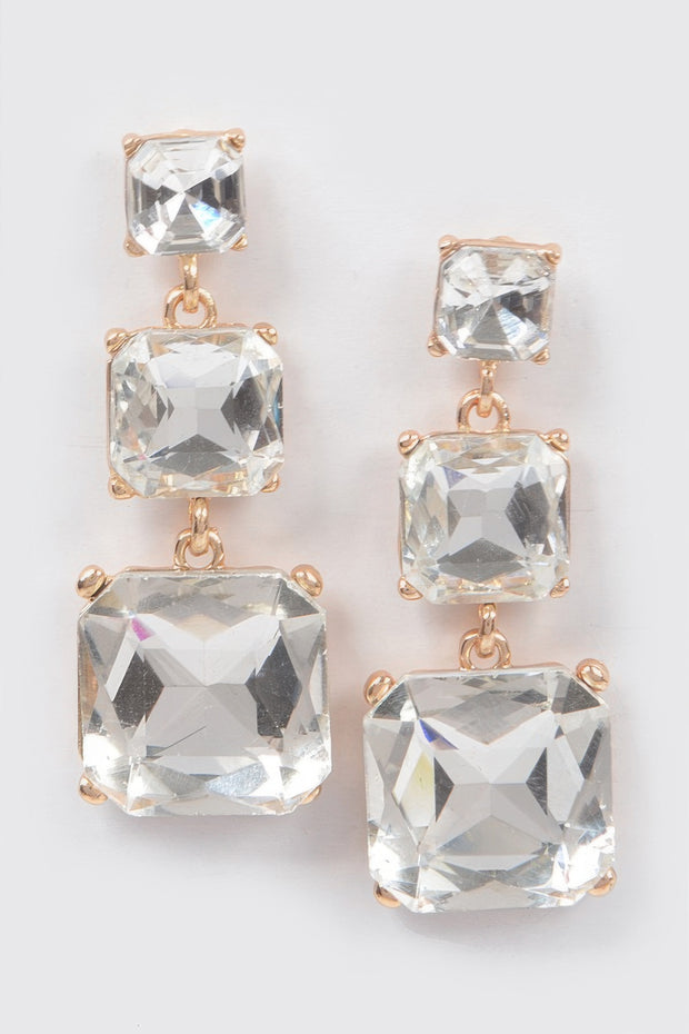 Rhinestone Dangle Earring