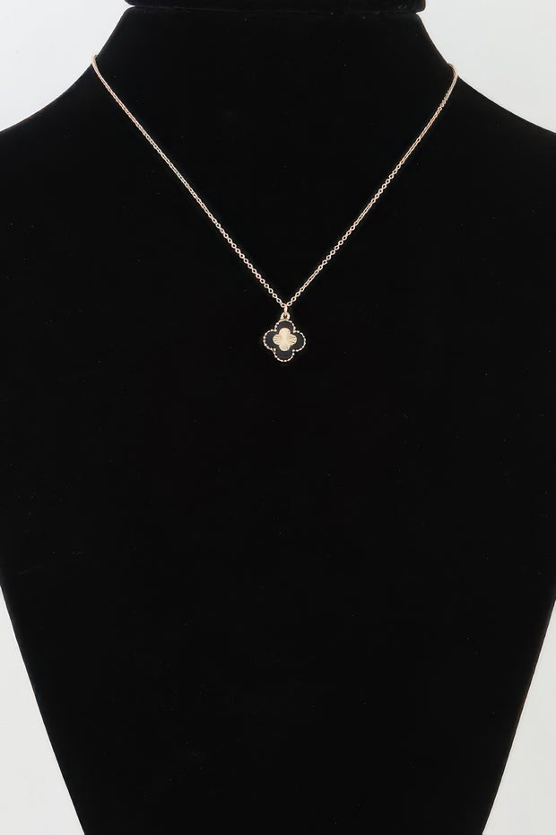 Inside Out Clover Chain Necklace