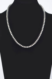Rhinestone Chain Layered Necklace Chain