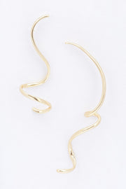 Gold Plated Metal Earring