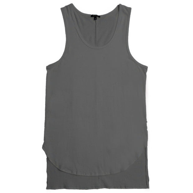 Hi Lo Plain Tank Top