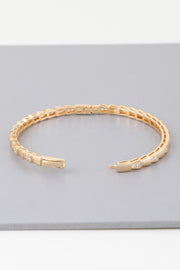 Bejeweled Snake Scale Bracelet
