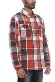 Mens Checkered Soft Flannel Shacket