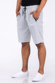 Cotton Blend Lounge Sweat Shorts