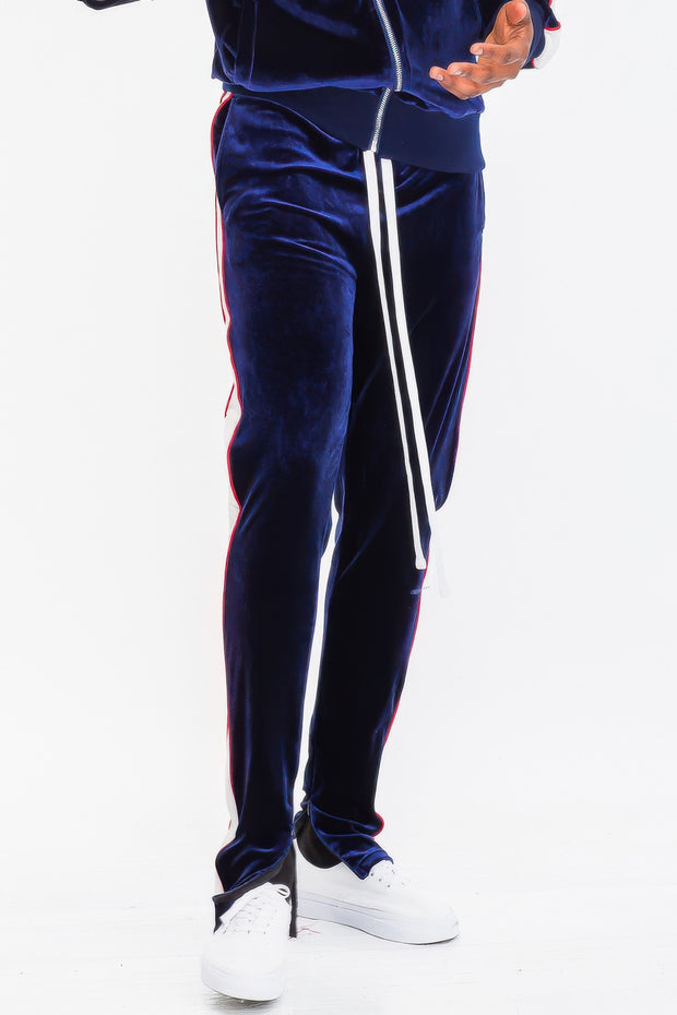 Mens Velour Track Jacket And Track Pant Set