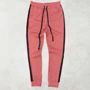 Men's Patterned Sweatpants With Side Stripe