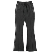 Mens Side Pipe Stacked Flare Pants