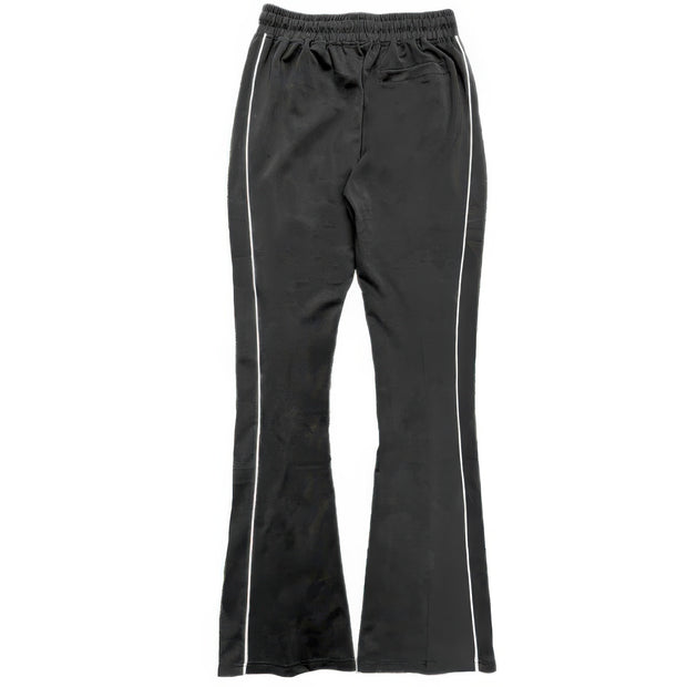 Mens Side Pipe Stacked Flare Pants