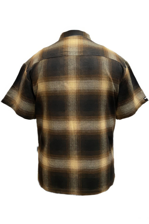 Mens Plaid Short Sleeve Flannel