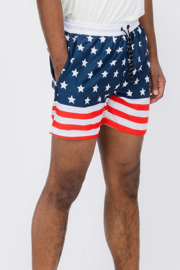 Team Usa Flag Swim Shorts