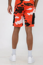 Mens Full Camo Sweat Shorts