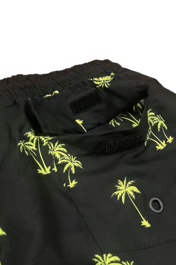 Palm Tree Print Swim Shorts