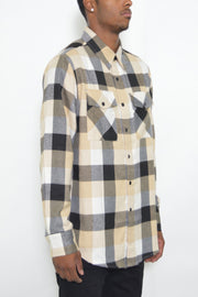 Long Sleeve Checkered Flannel