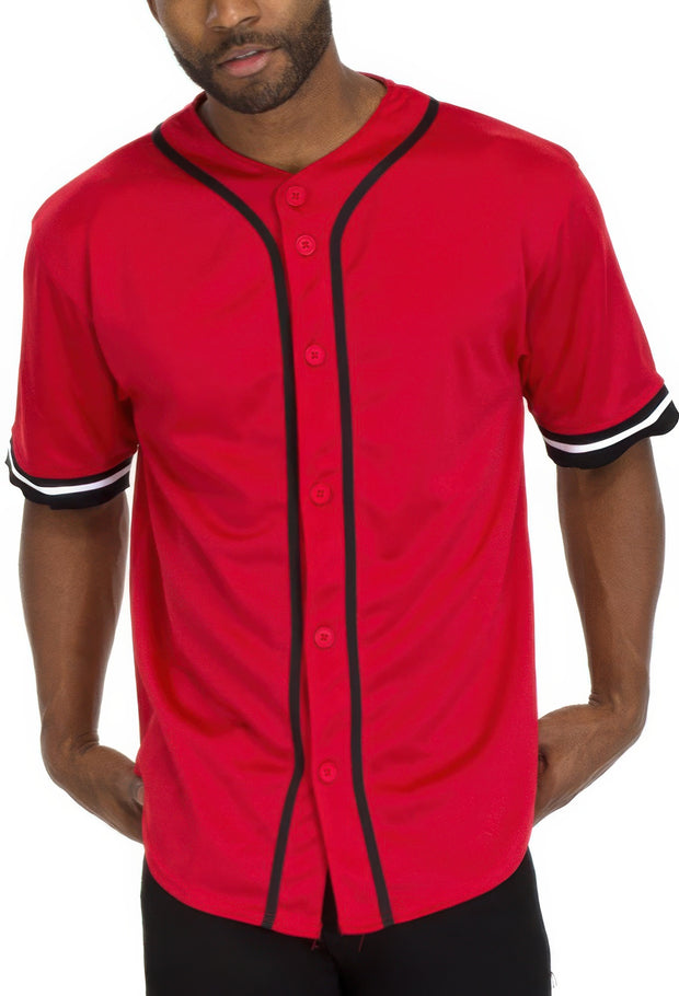 Men's Taped Baseball Jersey