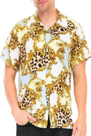 Leopard Cheetah Button Down Shirtutton Down Shirt