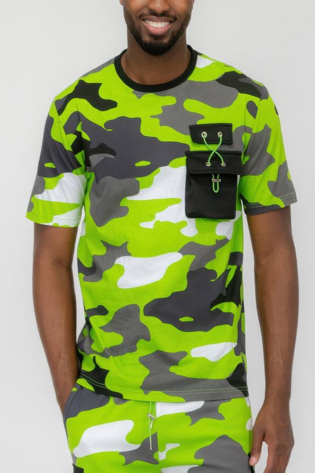 Full Camo Short Sleeve Tshirt