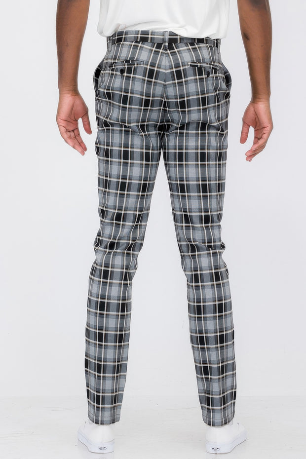 Plaid Trouser Pants