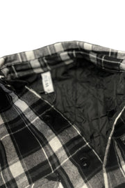 Mens Quilted Padded Flannel