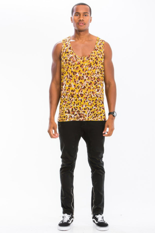 Colored Cheetah Tank Top