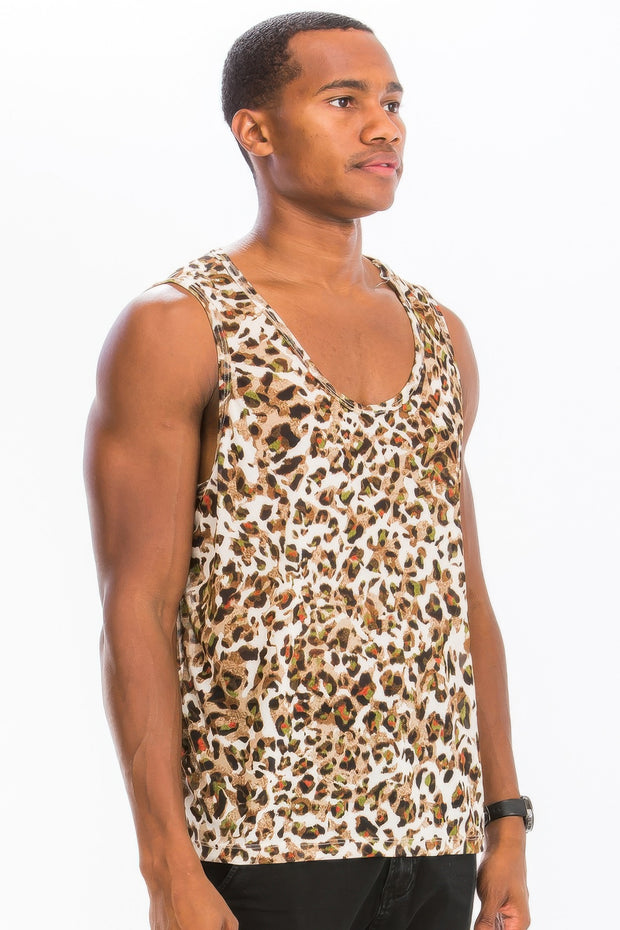 Colored Cheetah Tank Top