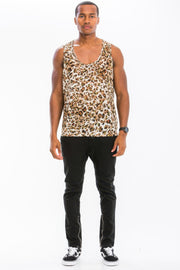 Colored Cheetah Tank Top