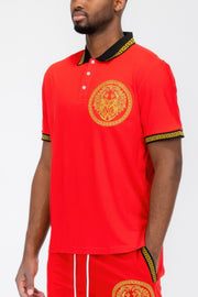 Lion Head Polo Shirt