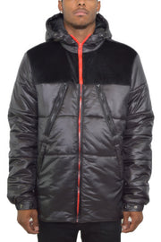 Mens Padded Buffle Puffer Jacket