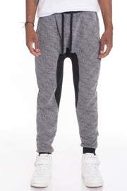 Mens Casual Marbled Sweat Pant Jogger