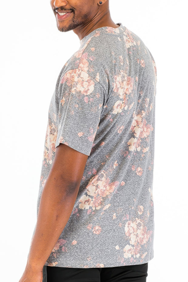 Heathered Floral Tshirt