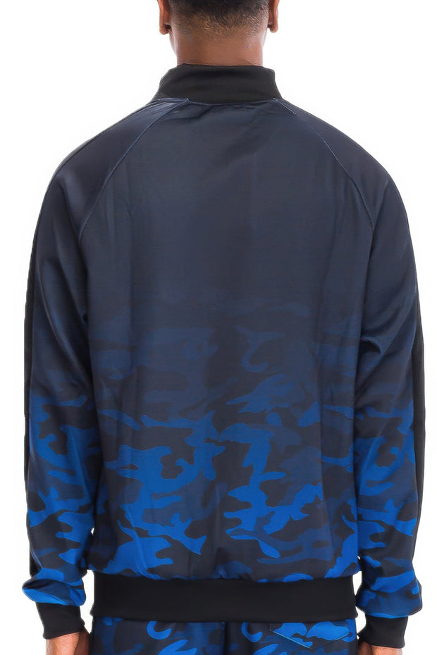 Mens Camo Ombre Track Jacket