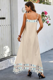 Random Printed Spaghetti Strap Sleeveless Dress