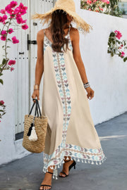 Random Printed Spaghetti Strap Sleeveless Dress