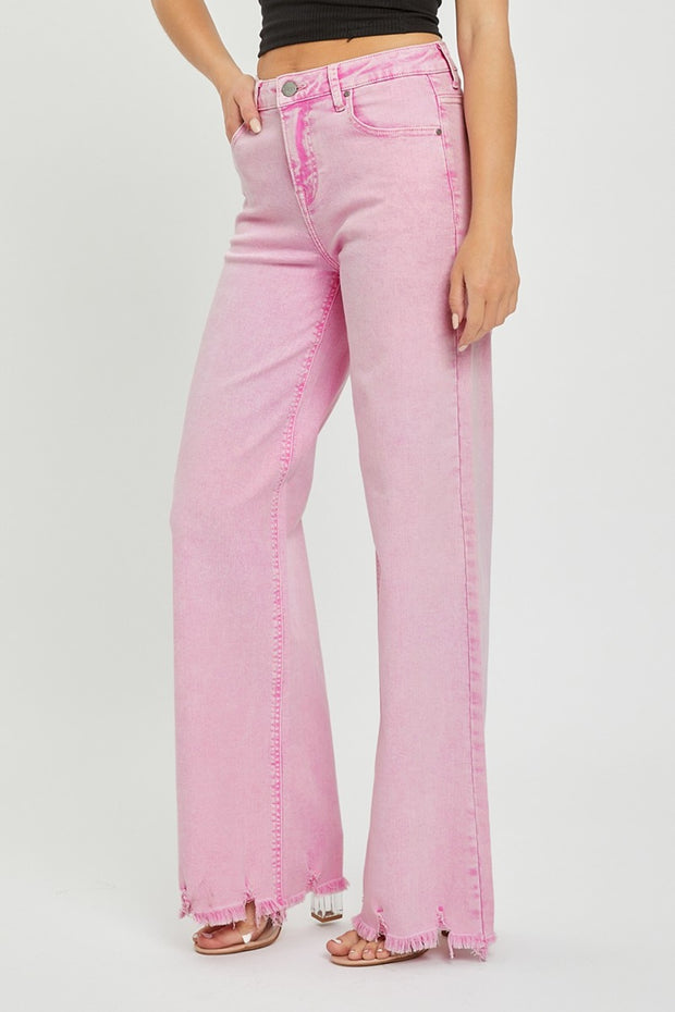 RISEN High Rise Wide Leg Jeans - Spicy and Sexy