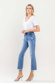 Vervet by Flying Monkey Full Size High Rise Cropped Flare Jeans