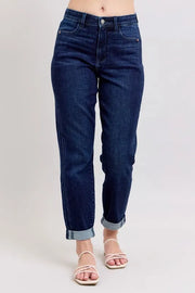 Judy Blue Full Size High Waist Boyfriend Jeans Plus Size