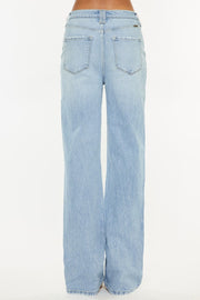 Kancan Distressed High Waist Straight Jeans