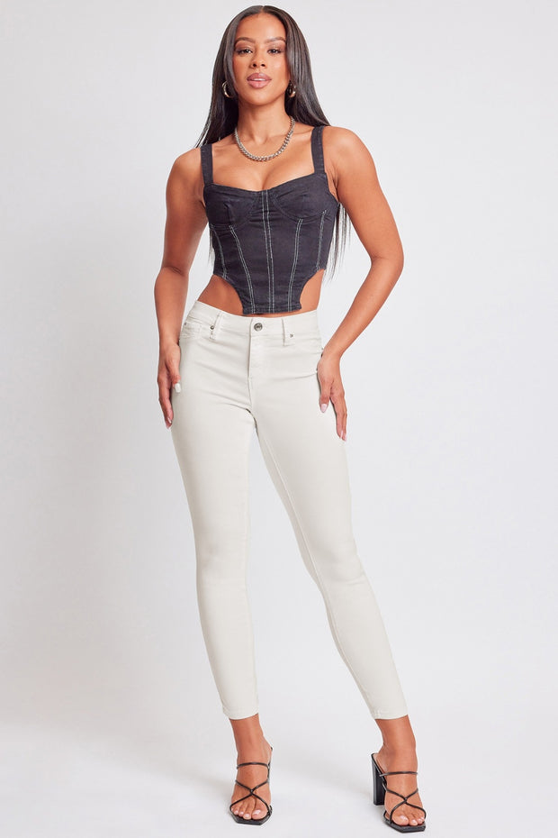 YMI Jeanswear Hyperstretch Mid-Rise Skinny Jeans - Spicy and Sexy
