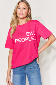Simply Love Full Size EW. PEOPLE Graphic Round Neck T-Shirt