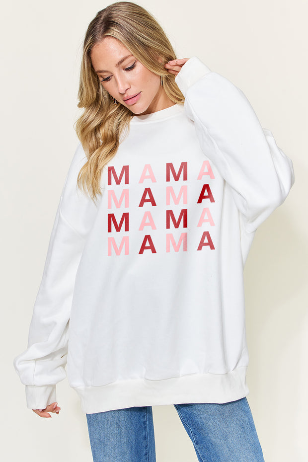 Simply Love Full Size MAMA Long Sleeve Sweatshirt