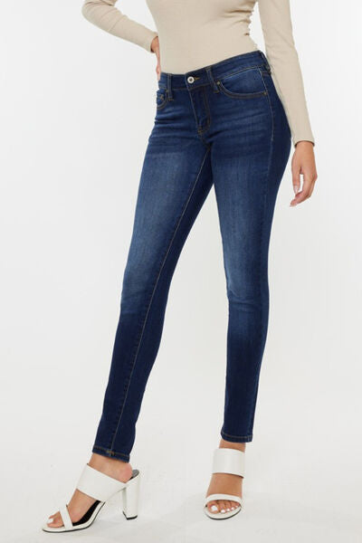 Kancan Mid Rise Gradient Skinny Jeans - Spicy and Sexy