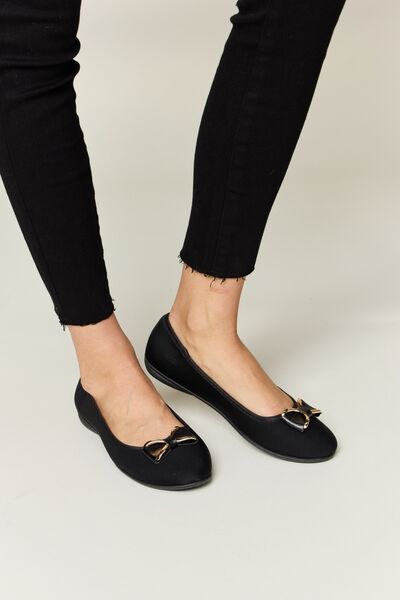 Forever Link Metal Buckle Flat Loafers - Spicy and Sexy