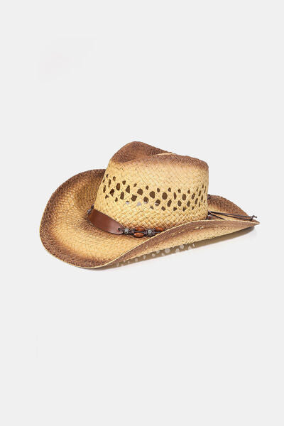 Fame Cutout Wide Brim Straw Hat - Spicy and Sexy