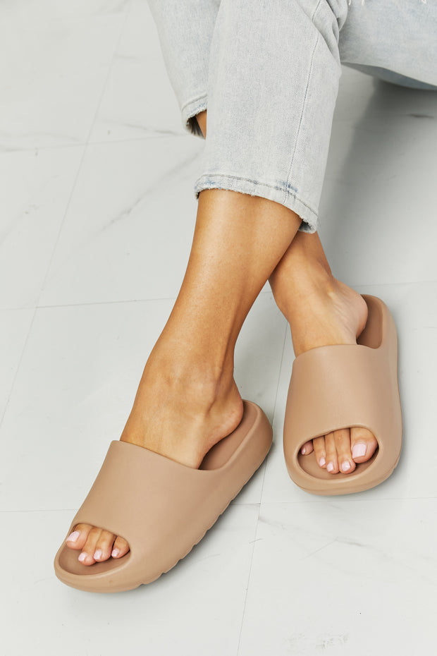 NOOK JOI In My Comfort Zone Slides in Beige - Spicy and Sexy