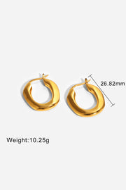Oval Hoop Earrings - Spicy and Sexy