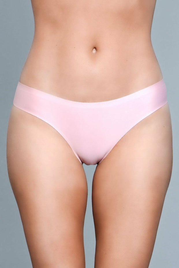 Seamless Microfiber Underwear Full Cut Back Pink Bikini Panty - Spicy and Sexy