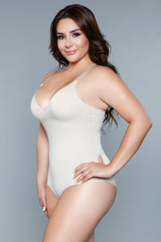 Seamless Nude Shapewear Bodysuit Full Support Tummy Control Waist Slimming Women - Spicy and Sexy