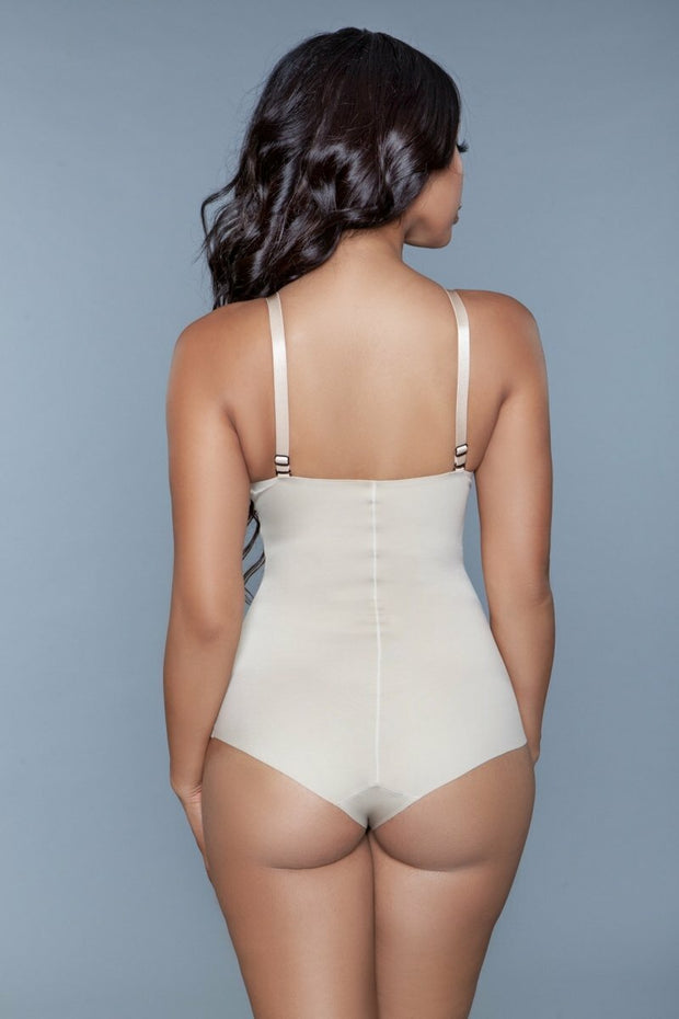 Seamless Nude Shapewear Bodysuit Full Support Tummy Control Waist Slimming Women - Spicy and Sexy