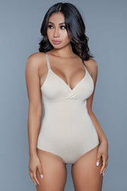 Seamless Nude Shapewear Bodysuit Full Support Tummy Control Waist Slimming Women - Spicy and Sexy